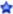 Blau farbiger Stern